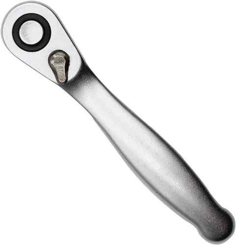 Vista 3 de Trinquete 1/4" Drive, mango de trinquete 72 dientes Llave de herramientas de reparación de mano pequeña, llave de enchufe de liberación rápida, 1