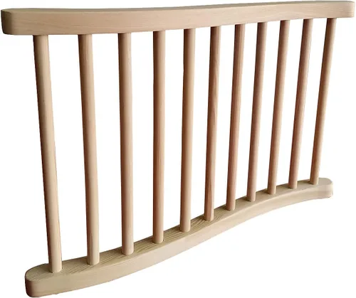Vista 7 de Respaldo universal para sauna en forma de S (madera de cicuta canadiense premium)