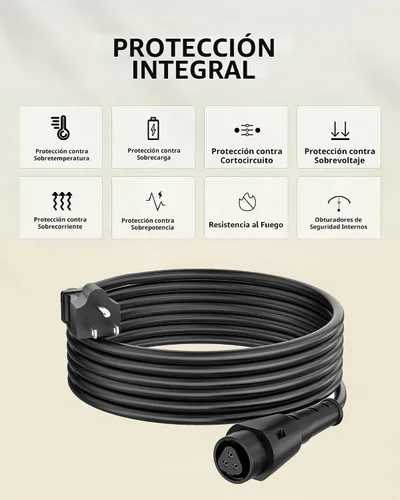 Vista 6 de WUKUR para cable Quik-Lok, cable de alimentación de 16.5 pies para herramienta eléctrica Milwaukee
