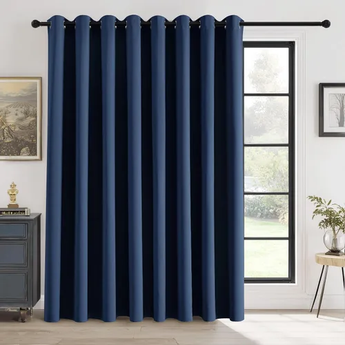 Vista 83 de RYB HOME Cortinas portátiles para puerta con privacidad, cortinas opacas y aislantes térmicas para dormitorio, armario, sala de estar, comedor, Beige