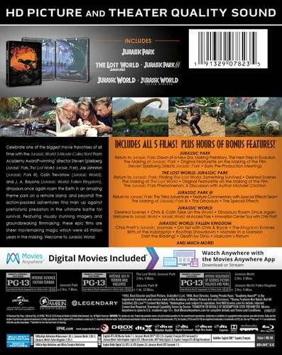Vista 2 de Jurassic World 5-Movie Collection Blu-ray