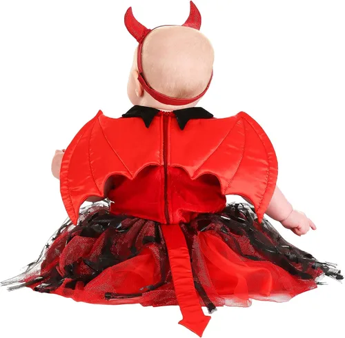 Vista 3 de Adorable disfraz de diablo para bebé