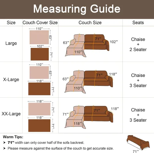 Vista 2 de Rose Home Fashion Fundas de sofá modular de jacquard geométrico para sofá seccional, 2 piezas lavables en forma de L, manta con borlas, protector