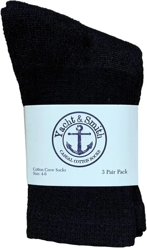 Vista 2 de SOCKSNBULK 60 Pairs of Kids Crew Socks Soft Sports Socks In Bulk Pack