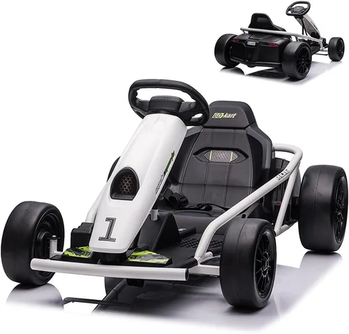 Vista 8 de 24V niños eléctrico Drift Go Kart con 300W*2 motores Rosa