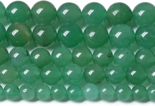 Vista 17 de 4MM 86 piezas Cuentas sueltas de piedra natural de amazonita calcedonia para hacer joyería DIY Pulsera Collar 1 hebra
