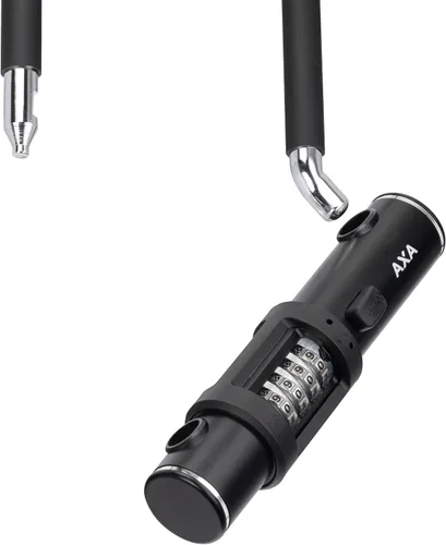 Vista 5 de Candado Combo AXA 8 para Bicicletas con U-Lock, Seguridad Antirrobo con Código de Combinación Reiniciable de 4 Dígitos, Acero Endurecido de 12mm
