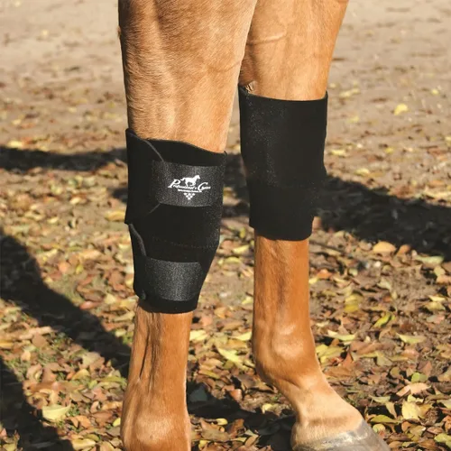Vista 2 de Professionals Choice - Botas equinas hasta la rodilla, par (tamaño universal, negro)