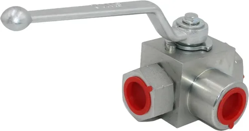 Vista 5 de Válvula hidráulica de alta presión KHB 1-1/4'' NPT, de cierre de 2 vías, válvula de bola hidráulica 4650 PSI