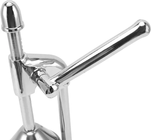 Vista 7 de Exprimidor de limón, exprimidor de cítricos de acero inoxidable, extractor de jugo de naranja, lima y pomelo con mango ergonómico para cítricos