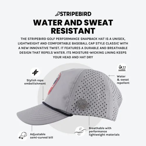Vista 2 de Gorra de béisbol resistente al agua para hombre y mujer - Sombrero de cuerda