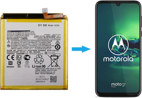 Vista 6 de Duotipa Batería KD40 compatible con Moto G8 Plus con kit de herramientas de reparación