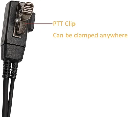Vista 5 de Auricular de tubo acústico con micrófono PTT compatible con Uniden GMR 2 MOICO M880 T228 T328 T388 GMR5089-2CKHS GMR1636-2C Walkie Talkie Radio