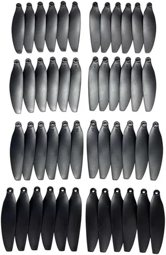 Vista 5 de E88EVO Folding RC Quadcopter Spare Parts Blade Propellers with Screw Accessories for E88 EVO Drone(16 PCS)