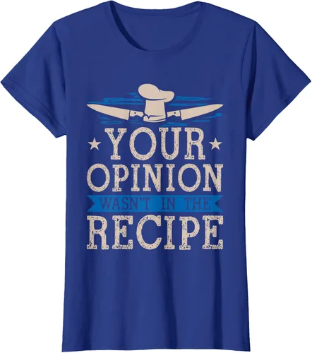 Vista 44 de Cooking Your Opinion Wasnot In The Recipe Chef Cook Baker - Camiseta, Negro, S