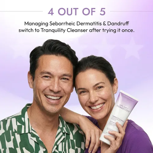 Vista 9 de DERMAdoctor - Limpiador de tranquilidad de zinc piritiona al 2%, máxima fuerza OTC para dermatitis seborreica, caspa y enrojecimiento Cara, cuero
