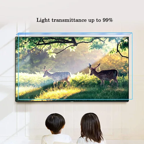 Vista 6 de WSHA Protector de pantalla de TV de acrílico anti luz azul de 32 a 42 pulgadas, panel de película de protección ocular antideslumbrante, reduce