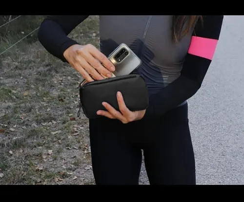 Vista 2 de YKYWBIKE Ciclismo Essentials Funda para teléfono celular, bolsa de herramientas de montaña para Jersey Ebike Bicicletas, impermeable, a prueba