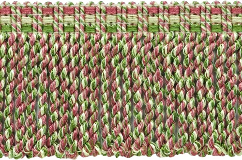 Vista 12 de Colección Veranda de 3" (7,5 cm) de largo, borde de flecos de lingote de punto elegante (estilo # BFV3) negro carbón #VNT30 (negro azabache) paquete