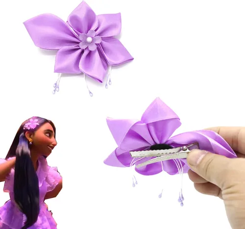 Vista 3 de Vestido Isabella de princesa para niñas disfraz de Halloween con clip para el cabello