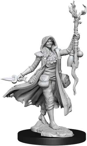 Vista 2 de WizKids D&D Frameworks: Mujer druida humana - Sin pintar y sin ensamblar