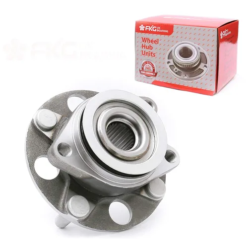 Vista 39 de FKG 513253 Conjunto de buje de cojinete de rueda delantera para A3 TT (Quattro), VW Tiguan Passat Jetta Golf CC EOS Beetle, brida de 4 pernos