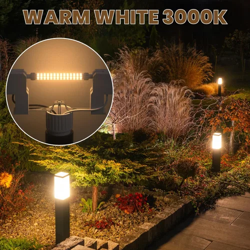 Vista 5 de Bonlux R7S J118 - Bombilla LED de 4.646 in, 10 W, tipo T3 J, lineal de doble extremo, no regulable, lámpara de pie LED R7S blanco cálido 3000K