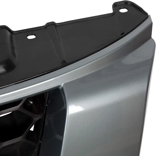 Vista 7 de HECASA Parrilla delantera compatible con 2005-2008 Nissan Xterra Off-Road S SE 62310ZS20A, 62310EA000, NI1200220 Parrilla superior brillante gris