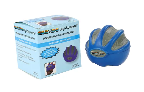Vista 13 de CanDo 10-1995 Digi-squeeze Ejercitador para manos, Grande, M, Verde: Medio, 1