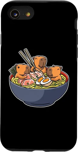 Vista 18 de Capybara Eating Ramen Funda para iPhone 17