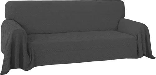 Vista 23 de Easy-Going Funda de Sofá para Silla de 80 x 102 Pulgadas Feliz Navidad, Funda de Terciopelo Jacquard para Sofá de 1 Cojín, Fundas Seccionales
