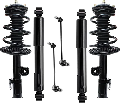 Vista 49 de Detroit Axle - Kit de puntales delanteros de 6 piezas para Ford Escape 2014-2019, 2 puntales y muelles helicoidales, 2 enlaces de barra
