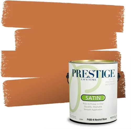 Vista 121 de PRESTIGE Pintura exterior e imprimación en uno, bronceado Aberdeen, plano, 1 galón