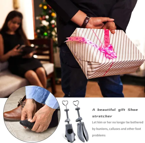 Vista 7 de Parts3A Estirador de zapatos para hombres y mujeres, estirador de botas, ajustable en 4 direcciones para estirar el ancho de la longitud