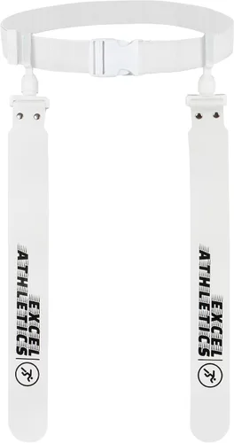 Vista 11 de Juego de fútbol con bandera, cinturones de fútbol ajustables para jóvenes, niños y adultos con 1 cinturón y 2 banderas (blanco)