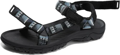 Vista 6 de Sandalias deportivas para hombre, sandalias de senderismo de espuma EVA, suela intermedia para exteriores, con soporte de arco, zapatos de agua