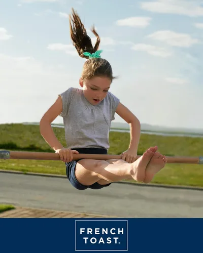 Vista 6 de French Toast Pantalones cortos de ciclismo para niñas debajo del vestido, pantalones cortos de baile y volante