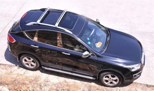 Vista 5 de 2 barras transversales con cerradura para Nissan X-Trail Rogue 2014-2021