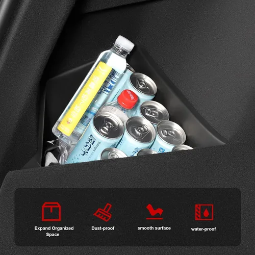 Vista 3 de Topfit - Contenedores de almacenamiento para maletero Tesla Model Y Juniper