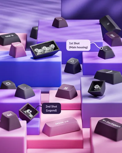 Vista 7 de Keychron Q5 Pro - Teclado mecánico inalámbrico QMK/VIA, diseño completo personalizable del 96% con perilla programable, interruptor K Pro marrón