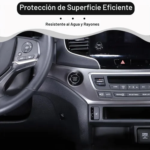 Vista 3 de Marco del botón del interruptor de arranque del motor para Honda Pilot 2016-2022/Ridgeline 2017-2023/Passport 2019-2023, material ABS, adhesivo