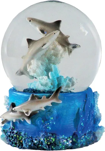 Vista 23 de Globo de agua - Oso marrón de Deluxebase. Decoración de animales de globo de nieve con figuras de oso marrón. Globo de purpurina de vidrio