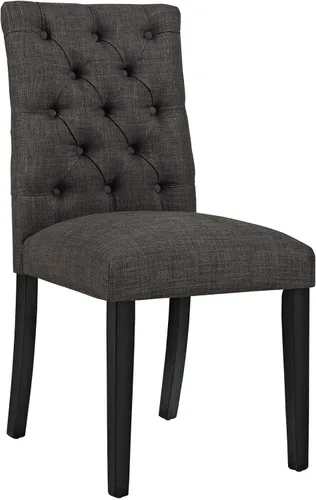 Vista 9 de Modway MO- Duchess - Silla de comedor tapizada con botones capitoné moderna Parsons, color azul