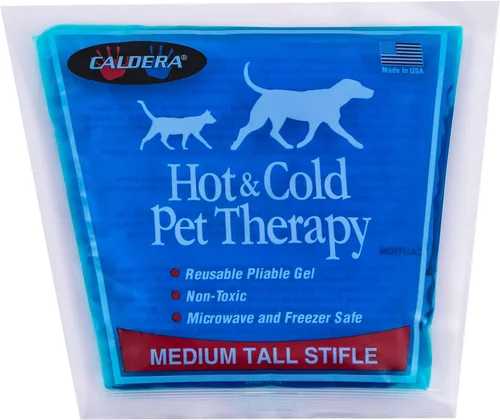 Vista 5 de Caldera Pet Therapy - Paquete de gel para hombro y cadera, mediano, color azul
