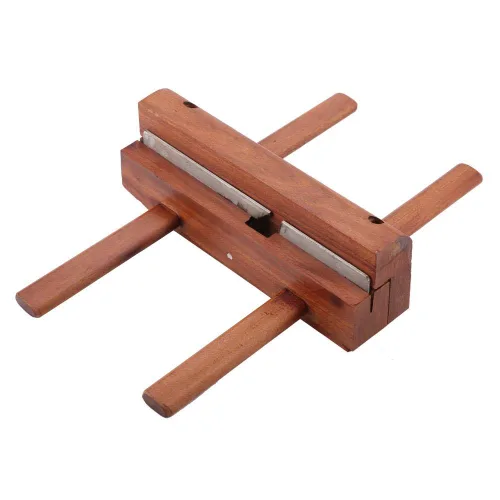 Vista 8 de Plano de mano de doble mango, plano de recorte de alisado de madera de palisandro de precisión para reparación de muebles de carpintería