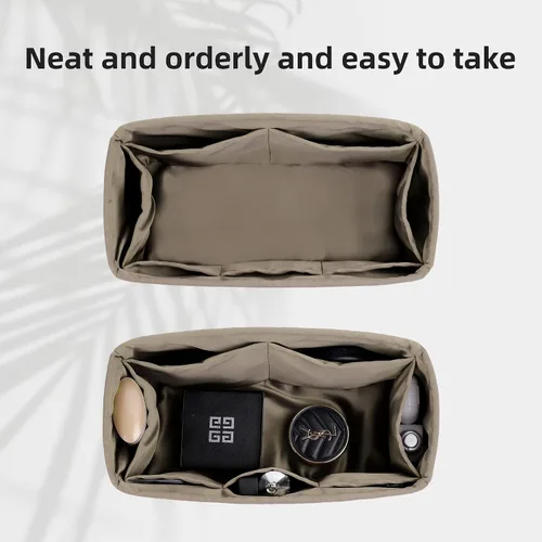 Vista 5 de DGAZ Organizador de bolso de seda para Bolide 1923mini25273135, organizador de bolsas suave y sedoso, bolso de lujo y moldeador de bolsas