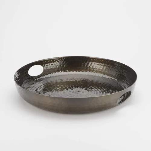 Vista 13 de American Metalcraft ATHB9 recipiente de aluminio martillado para bebidas, negro, 7 3/4 cuartos de galón