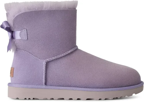 Vista 6 de UGG Botas Mini Bailey Bow II para mujer Negro