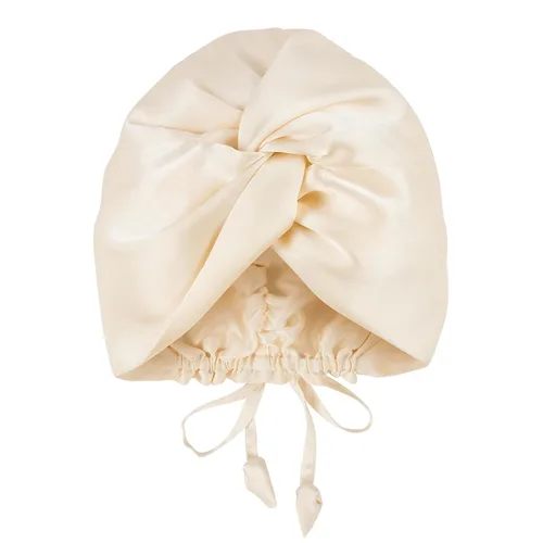 Vista 10 de OLESILK - Gorro de seda para dormir para mujeres: 100% seda de morera de 22 momme, ajuste ajustable para el cuidado del cabello nocturno, sin Negro