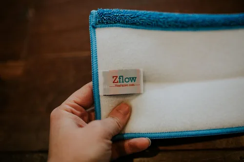 Vista 7 de Zflow - Mopa profesional de microfibra de 18 pulgadas, mango de acero inoxidable comercial con almohadilla de microfibra para el polvo + 3